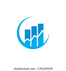 logotipo financiero, logotipo de flecha financiera 