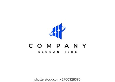 Kreatives Konzept für das Design des Finanzlogos Vector Inspiration
