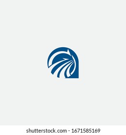financial logo design and creative sign