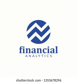 Financial logo, design inspiration vector template for business and financial logo
