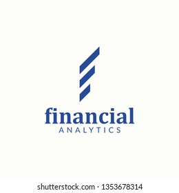 Financial logo, design inspiration vector template for business and financial logo