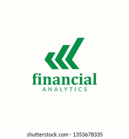 Financial logo, design inspiration vector template for business and financial logo
