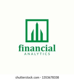 Financial logo, design inspiration vector template for business and financial logo