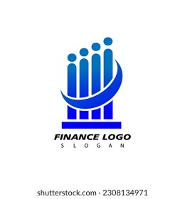 Financial logo, design inspiration vector template for business
