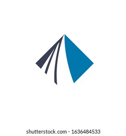 financial logo design modern template
