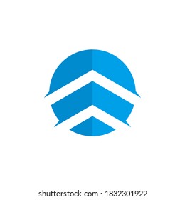 diseño de logotipo financiero vector moderno