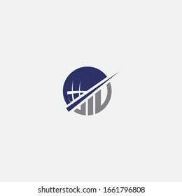financial logo design and sign