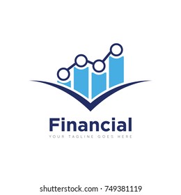 financial logo design template
