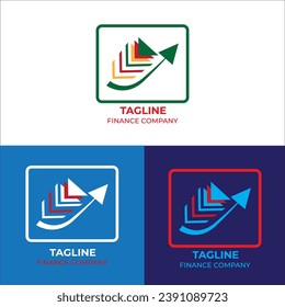 Financial Logo Design Template Art