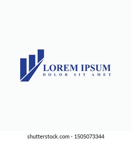 Financial Logo Design Template Vector
