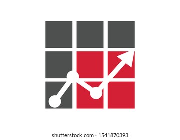 Financial Logo Design Template Vector Icon