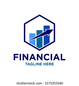 Financial Logo Design Template Vector