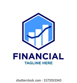 Financial Logo Design Template Vector