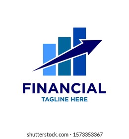 Financial Logo Design Template Vector