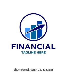 Financial Logo Design Template Vector