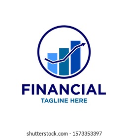 Financial Logo Design Template Vector