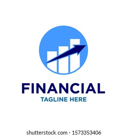 Financial Logo Design Template Vector