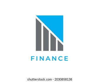 Plantilla de diseño de logotipo financiero. Vector