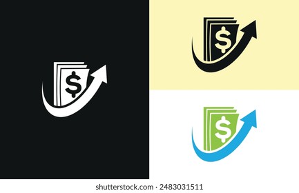 Vector de Plantilla de diseño de logotipo financiero