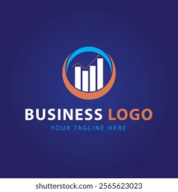 Financial Logo Design Template for Your Business.