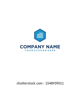 financial logo design vector for business