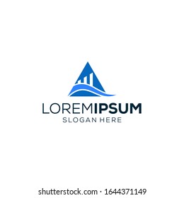vectores de diseño de logotipos financieros para empresas