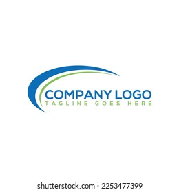 Financial logo design with vector format.