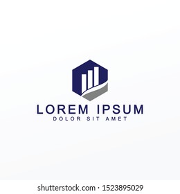 Financial Logo or Design. Vector Template.
