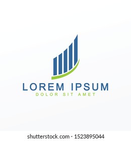 Financial Logo or Design. Vector Template.
