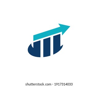 Symbol für das finanzielle Logo 