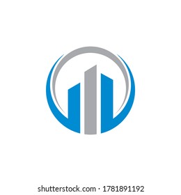 financial logo , growth graph logo
