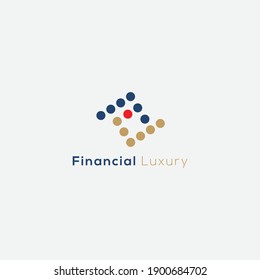 Financial logo. New modern logo