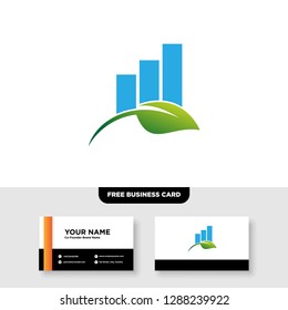 Financial Logo Template, Accounting Logo Template, and Business Card