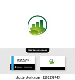 Financial Logo Template, Accounting Logo Template, and Business Card
