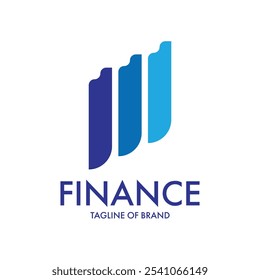 Financial Logo Template. Finance logo design concept. Business finance professional logo template