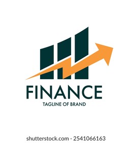 Financial Logo Template. Finance logo design concept. Business finance professional logo template