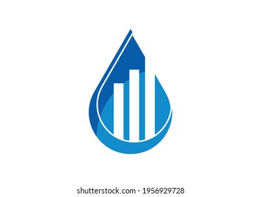 Financial logo vector consulting template