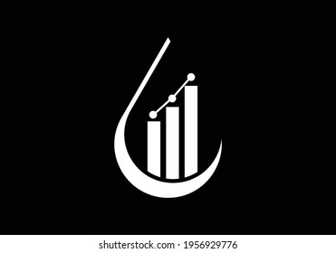 Financial logo vector consulting template