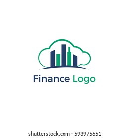 Financial logo vector design. Investment company logo