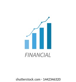 financial logo vector design template