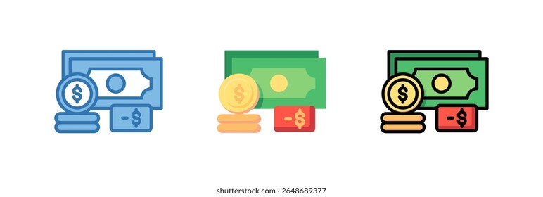Elemento De Icono De Pérdida Financiera Para Diseño