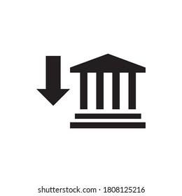 Design des Logos für Finanzverluste