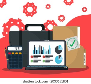 financial management and development concept