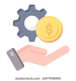 Elemento De Icono De Gestión Financiera Para Diseño