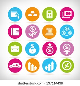 Financial Management Icon Set, App Icons