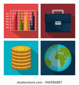 Financial market graphic design, vector illustration eps10