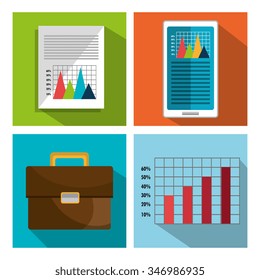 Financial market graphic design, vector illustration eps10