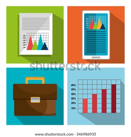 Financial market graphic design, vector illustration eps10