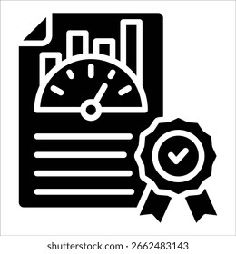 Financial Milestone Icon Element For Design