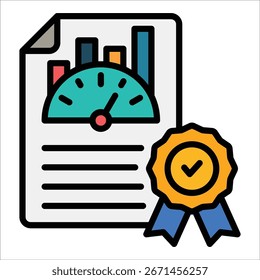 Elemento de icono de hito financiero para diseño